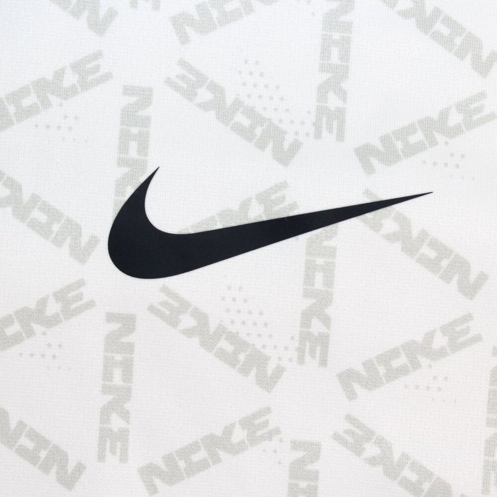 Nike Therma Fit 3XL All Over Print White Gray Hoodie Nike Spell Out Streetwear - Picture 9 of 16